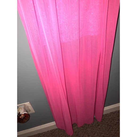 Pink Strapless Prom Dress - Picture 4 of 7